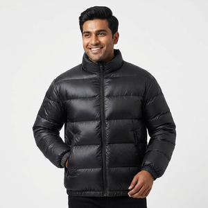 Chaqueta de Invierno Personalizada para Hombre, Estilo Urbano, 2026, con Cuello Alto de Lona, Transpirable y de Secado Rápido, Venta al Por Mayor - Product Image 1
