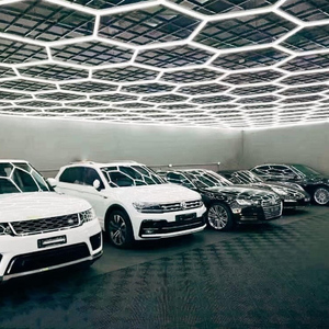 Hexagon LED <b>Ceiling</b> Grid <b>Lights</b> for <b>Bar</b> and Entertainment Area - Product Image 2
