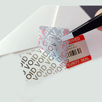 Étiquette de sécurité VOID personnalisée, autocollante, destructible, anti-effraction, garantie nulle, pour emballage