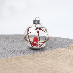 Star vne ลูกบอลคริสต์มาสสัตว์เลี้ยงแบบไร้รอยต่อจี้กลวงลูกบอลพลาสติกใสแบบ DIY - Product Image 2