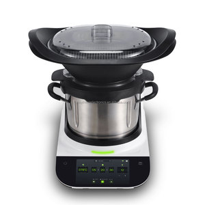 Robot culinaire multi-usages N en 1 1000W puissant 5 pouces LED contrôle tactile Machine de cuisine Combo robot culinaire cuiseur - Product Image 1