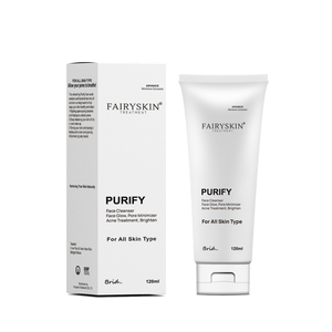 Nettoyant visage bio végétalien pour peaux sensibles label privé crème moussante nettoyante pour le visage ingrédients propres et transparents - Product Image 1