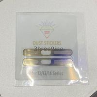 Autocollants universels en maille transparente HD pour haut-parleurs, filet anti-poussière pour iPhone 17 16 15 14 13 12 11