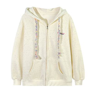 Nueva <span class=keywords><strong>sudadera</strong></span> con capucha y <span class=keywords><strong>cremallera</strong></span> para <span class=keywords><strong>mujer</strong></span>, <span class=keywords><strong>sudadera</strong></span> con capucha y bolsillos, ropa informal de manga larga, ropa <span class=keywords><strong>fina</strong></span> para primavera y otoño - Product Image 6