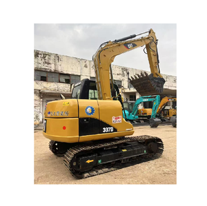 Mini-excavatrice sur chenilles 307D d'occasion, très demandée, avec moteur principal, godet de 0,31 m, puissance de 40 kW, garantie 1 an, haute performance - Product Image 1