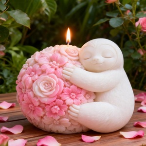Creative Animal Sloth <b>Candle</b> <b>Mold</b> Silicone Plaster Diffuser Ornament Making <b>Mold</b> For DIY <b>Candle</b> Crafting - Product Image 3