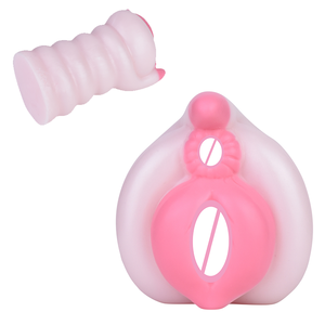 Cangkir Masturbator pria dengan Mode peregangan baru, mainan seks pria elektrik dengan dorong dan bergetar untuk stimulasi Penis - Product Image 6