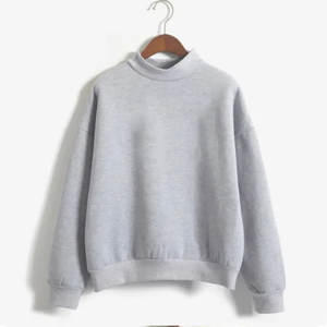 Sudaderas con Capucha para Mujer al por Mayor, OEM, de Alta Calidad, Lisas, con Cuello Redondo, Personalizadas con Logotipo Impreso - Product Image 4