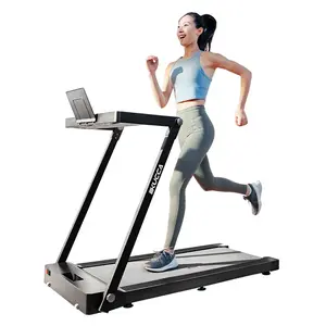 Smart Fitness Exercise Treadmill LED Display multi function portable running machine with handle