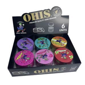 Molinillo OHIS, molinillo de impresión completo molinillo de humo, molinillo de aleación de zinc 63mm-4 - Product Image 4