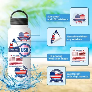 50PCS Independence Day Flag Faith <b>Sticker</b> Decals Luggage Travel Backpack Skateboard Phone Laptop USA Election <b>Sticker</b> - Product Image 6