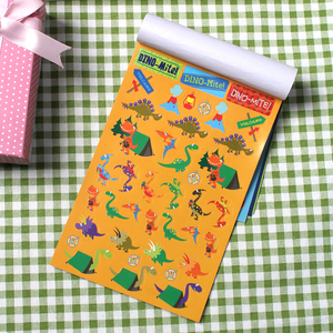 Libro di Adesivi a Tema Dinosauri e Campeggio in Spiaggia, Adesivi Assortiti per Bambini, Ideali per Insegnanti, Premi in Classe e Progetti Fai-da-Te - Product Image 6