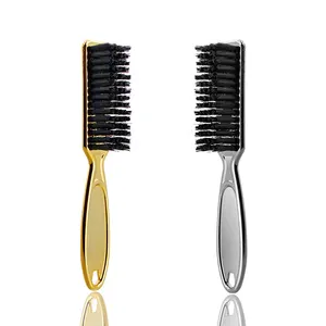 Escova para cortar cabelo personalizada, para barbeiro salão de beleza limpeza pescoço duster mini ferramenta de cabelo