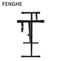 Q-10X Factory Direct Wholesale X-Type Portable & Adjustable Piano Keyboard Stand for Home & Live Performance