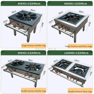 Fornello per Zuppe Commerciale in Acciaio Inox a Singolo Fuoco, Piede Corto, Risparmio Energetico - Product Image 3