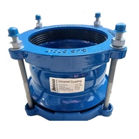 Joints universels de tuyau d'accouplement de la fonte malléable DN50, DN100, DN200, DN300 pour le DI, l'acier, le PVC et d'autres tuyaux