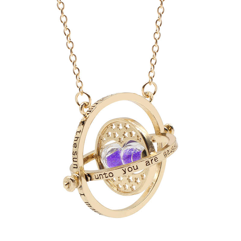 Gold+purple hourglass