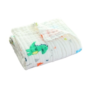 ผ้าห่มผ้าฝ้ายทารกแรกเกิดระบายอากาศนุ่มพิเศษผ้าฝ้ายออร์แกนิก 100% ผ้าห่มเด็กผ้ากอซมัสลิน 6 ชั้น - Product Image 3