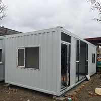 Maison conteneur en acier de luxe personnalisable de 20 à 40 pieds micro-maison mobile pliable résistante aux tremblements de terre pour parc cour atelier
