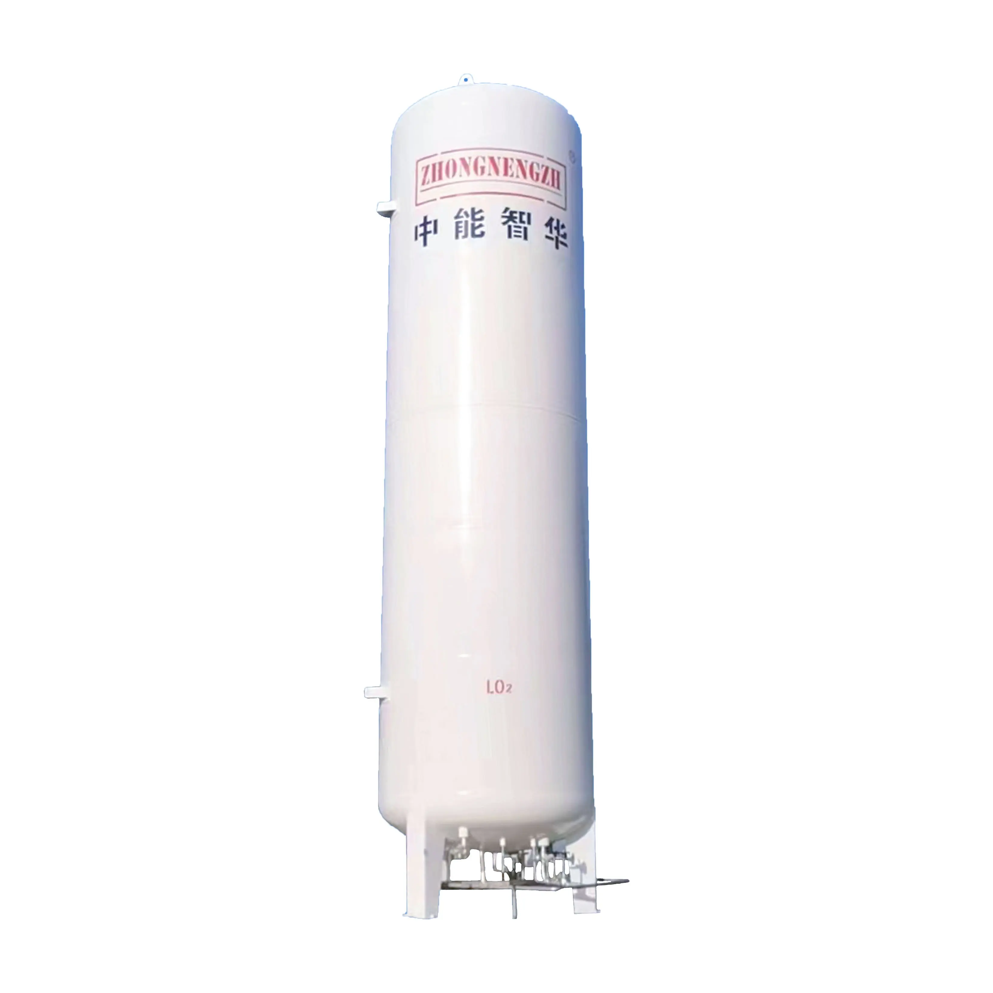 80m3 LO2 cryogenic storage tank for Liquid Oxygen use in Industry