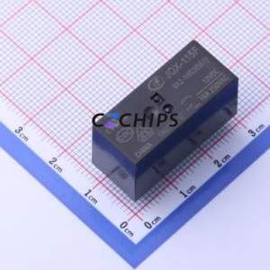 JQX-115F/012-1HS3(551) Power Relay DIP,12.7x29mm Relay 12V 1 Normally Open: 1A (SPST-Normally Open)::: 6 16A-250VAC - Product Image 1