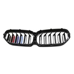 กระจัง<span class=keywords><strong>หน้า</strong></span> ABS สีดำแบบสองชั้น สำหรับ BMW ซีรีส์ 5 G30 LCI ปี 2021-2023  กระจัง<span class=keywords><strong>หน้า</strong></span>ทรงไต  อะไหล่เปลี่ยน - Product Image 3