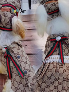 Váy mùa hè thời trang cao cấp mới cho chó, size lớn, đồ đôi cho thú cưng, chất liệu cotton, họa tiết động vật - Product Image 4