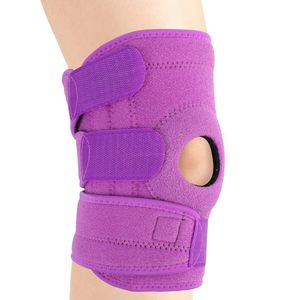Genouillère pour enfants avec sangles réglables, stabilisateur de rotule, soutien pour jeunes, en néoprène respirant antidérapant à compression - Product Image 1
