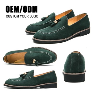 Chaussures de <span class=keywords><strong>luxe</strong></span> italiennes personnalisées pour hommes Mocassins en cuir de conduite en <span class=keywords><strong>daim</strong></span> Chaussures plates confortables et souples Mocassins en cuir décontractés - Product Image 2