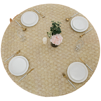 Nappe en vinyle ajustée à motif floral, avec envers en flanelle, bord élastique, imperméable et résistante aux taches, convient aux tables de 40 à 44 pouces