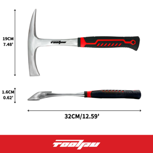 <span class=keywords><strong>Marteau</strong></span> <span class=keywords><strong>de</strong></span> <span class=keywords><strong>géologue</strong></span> avec manche antidérapant en fibre <span class=keywords><strong>de</strong></span> verre, <span class=keywords><strong>marteau</strong></span> <span class=keywords><strong>de</strong></span> prospection en acier forgé à froid - Product Image 4