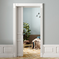 Ace Porte en verre en bois Cavité Intimité Porte coulissante en bois de poche pour portes intérieures de maison