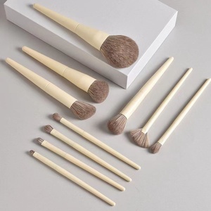 Set di 10 Pennelli da Trucco a Grado Zero <span class=keywords><strong>per</strong></span> Principianti - Pennelli Morbidi <span class=keywords><strong>per</strong></span> Ombretto, Cipria, Fondotinta e Illuminante - Product Image 3