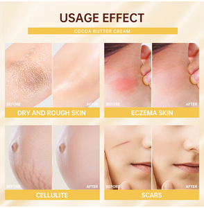 Private Label burro di cacao crema idratante sbiancante lenitivo schiarente crema per il corpo di cacao per le donne - Product Image 5