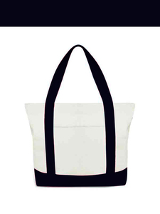 กระเป๋าผ้าฝ้ายคุณภาพสูง 100% สีตามสั่ง ย้อมสีเป็นมิตรกับสิ่งแวดล้อม ใช้ซ้ำได้ ทนทาน ผ้าหนา 150-230 GSM ทันสมัย - Product Image 3