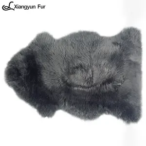 Factory Price Genuine Premium Quality Fur Throw Blanket Fur Sheepskin Rug