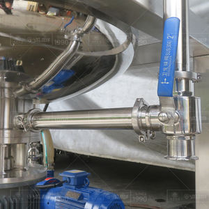 خلاط أوتوماتيكي من الفولاذ المقاوم للصدأ 1000 لتر ، خلاط فراغي ، Emulsify مع غلاية مجوفة - Product Image 3