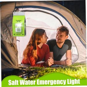 Productos respetuosos con el medio ambiente Lámparas de luces LED DE EMERGENCIA portátiles activadas con agua salada para acampar Desastre de emergencia - Product Image 4