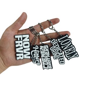 Design OEM PVC Keychain Made Custom Logo Soft 2D Pvc Keyring Cute Rubber PVC Anime <b>Key</b> <b>Chain</b> - Product Image 2