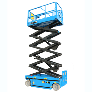 Plataforma Elevadora de Tijera Eléctrica FORU GTJZ10 de 10 m para Mantenimiento de Grúas Aéreas en Depósitos Metropolitanos, Plataforma de Trabajo Aérea Autopropulsada - Product Image 2