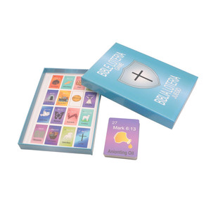 Jeu de Bingo Loteria Mexicain Personnalisé - Cartes en Papier/Plastique Écologiques Cadeau de Fête Professionnel avec Emballage Personnalisé - Product Image 1