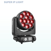 Luz Móvil de Cabeza Bee Eye RGBW de 12x40W con Efecto Caleidoscopio DMX512 RDM 2500K-8000K para Clubes y Bodas
