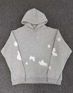 Felpa con Cappuccio Stile Spider <span class=keywords><strong>Y2K</strong></span> per <span class=keywords><strong>Uomo</strong></span>, 100% Cotone 450gsm, Stampa a Rilievo, Felpa Streetwear Pesante - Product Image 3