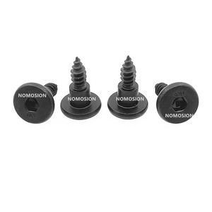 Tornillos autorroscantes Nomosion M6x24 con cabeza hexagonal y brida, rosca métrica derecha, grado 10.9, para metal - Product Image 1