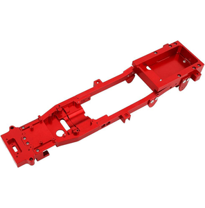 Chasis de Metal CNC, Estructura de Viga Ensamblada AD002 para WPL D12 1/10, Piezas de Mejora para Camioneta RC (rojo) - Product Image 1