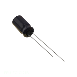 ตัวเก็บประจุแบบมีรูผ่าน120 uF 20% 16V ตัวเก็บประจุแบบมีรูสำหรับ EEU-FC1C121B 120 uF - Product Image 1