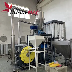 200-500 kg/h ce aprovada pvc/pe plástico pulverizador/máquina pulverizadora para venda