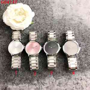 Correa de reloj de triángulo invertido de lujo para <span class=keywords><strong>mujer</strong></span> MKSE Factory GUESSE Geneva marca 38mm cuarzo al por mayor para negocios de moda - Product Image 1