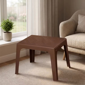 Plastic Square Table Custom Color Traditional Style Study Activity <b>Desk</b> <b>Mini</b> Portable Table for Home Daycare Playroom - Product Image 5