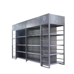 Luxury Black Heavy Duty <strong>Metal</strong> Gondola Shelving for Supermarket Grocery Store <strong>Customized</strong> <strong>Shelf</strong> Display - Product Image 5